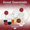 image:imageReli 12oz Plastic Wine Glasses 20 Pack  Disposable Stemless Clear  Premium Plastic Wine Glasses BPAFree Stemless Perfect for Events Elegant