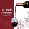 image:imageReli 12oz Plastic Wine Glasses 20 Pack  Disposable Stemless Clear  Premium Plastic Wine Glasses BPAFree Stemless Perfect for Events Elegant