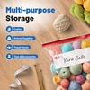 image:imageReli 2 Gallon Food Storage Bags 150pk  Resealable Storage 2 Gal Size  Resealable Bags For Food Toys Supplies  LeakProof Double Zipper MicrowaveSafe WriteOn Label BPA Free