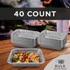 image:imageReli Aluminum Foil Pans 8x6 40 Pack Grill Drip Pans Disposable  Fits Weber amp Most GasCharcoal Grills  Grease Liner Trays for Easy Cleanup  Oven amp Freezer Safe