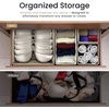 image:imageReli Drawer Organizers Clothes 14 Pack  Foldable Dresser Drawer Organizer  Beige Dresser Drawer Organizers  Fabric Drawer Dividers Foldable Closet Storage Bins Socks Underwear Ties Bras Nursery