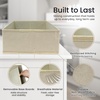 image:imageReli Drawer Organizers Clothes 14 Pack  Foldable Dresser Drawer Organizer  Beige Dresser Drawer Organizers  Fabric Drawer Dividers Foldable Closet Storage Bins Socks Underwear Ties Bras Nursery