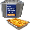image:imageReli Aluminum Foil Pans 8x6 40 Pack Grill Drip Pans Disposable  Fits Weber amp Most GasCharcoal Grills  Grease Liner Trays for Easy Cleanup  Oven amp Freezer Safe