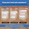 image:imageReli Quart Food Storage Bags 550pk  Resealable Storage Quart Size  Resealable Bags For Food Toys Supplies  LeakProof Double Zipper MicrowaveSafe WriteOn Label BPA Free