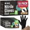 image:imageReli Black Nitrile Gloves Medium 1000 Pack Bulk  Heavy Duty Gloves